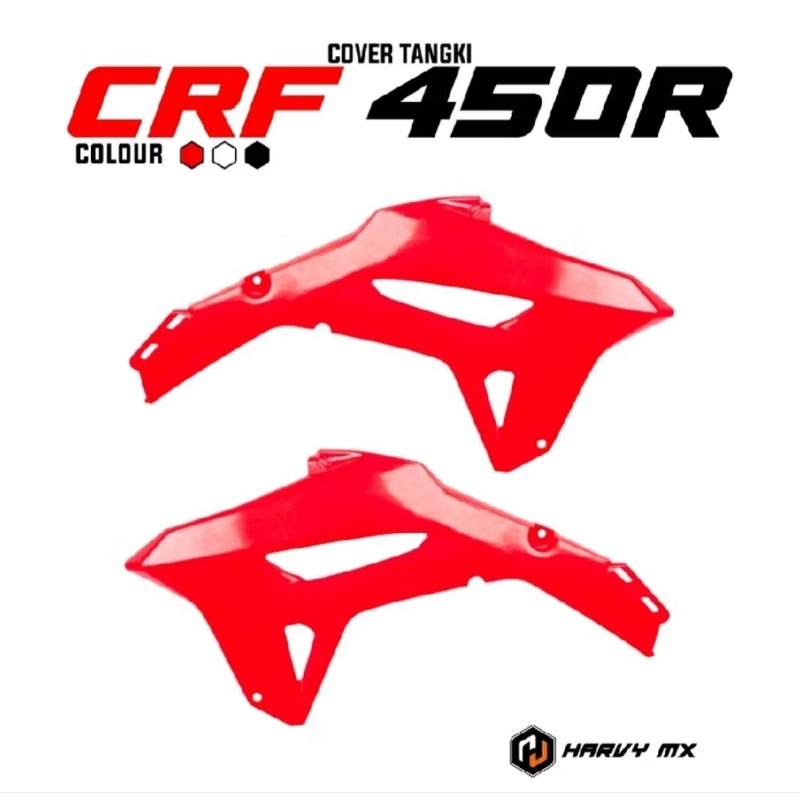 Denting Mas Terang Cover Tangki Sayap Depan Crf 450 Hrv Harvy Mx