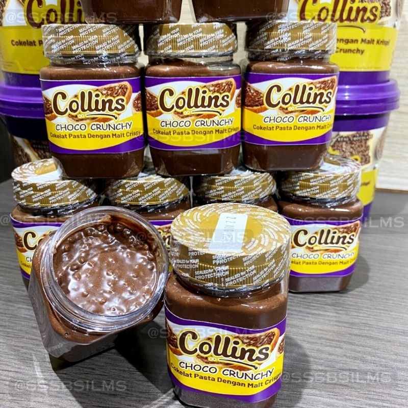

Collins choco crunchy 200gr ( repack botol)