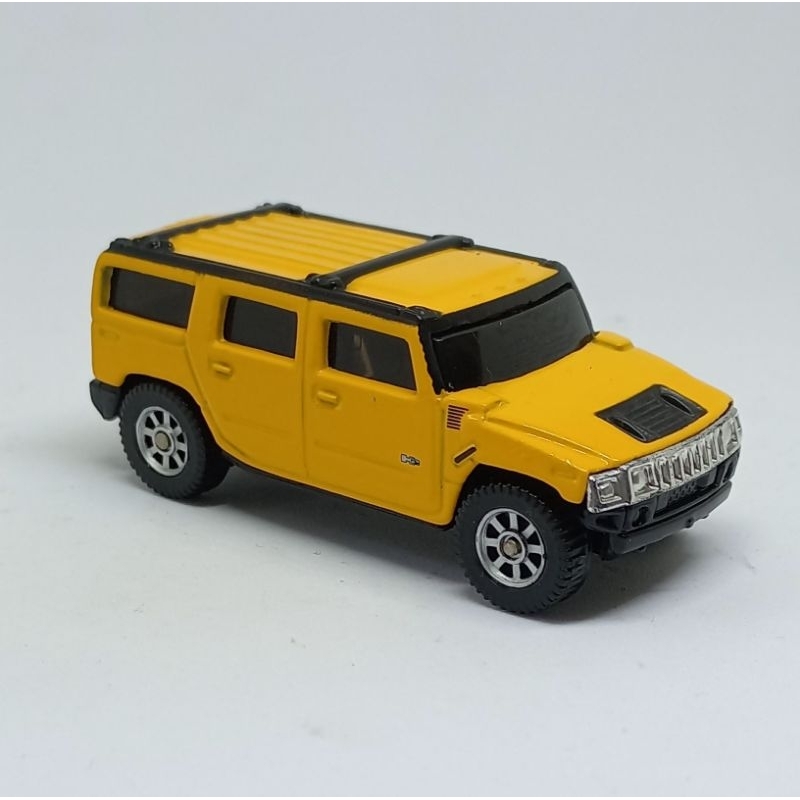 maisto hummer h2 kuning 1/64 loose diecast (t)