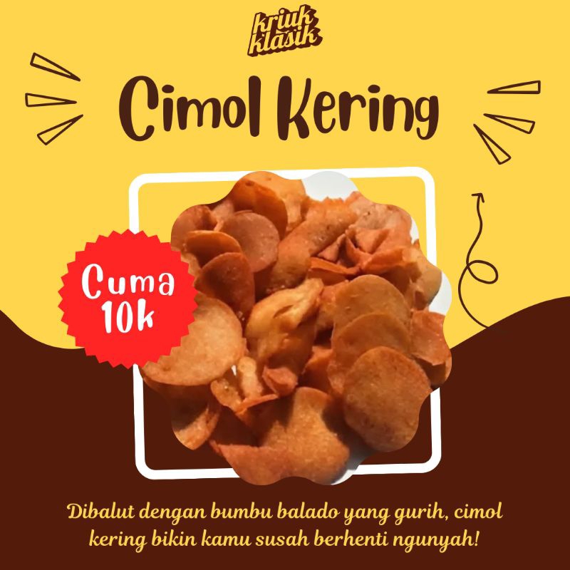 

Cimol Kering - 100gr
