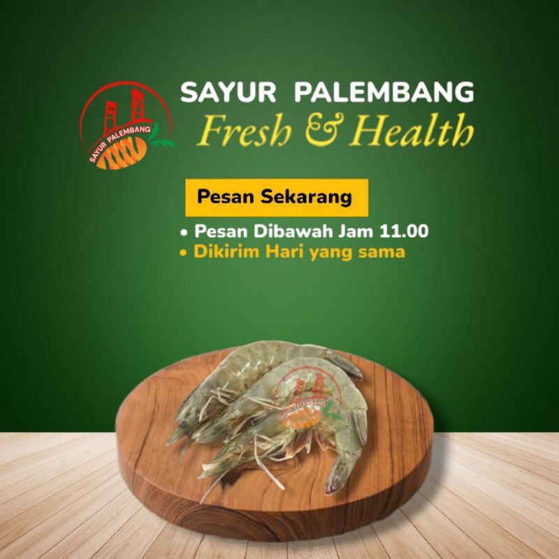 

Udang Sungai Sedang 1KG - Sayur Palembang