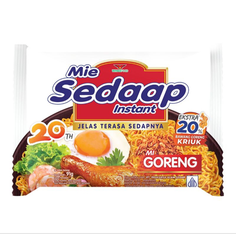 

Sedaap Mie Instant Goreng 90 g