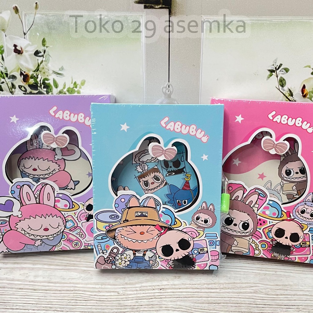

BUKU DIARY GEMBOK LABUBU A6 DIARY NOTEBOOK PADLOCK BUKU LUCU SOUVERNIR TERMURAH BAGUS LUCU IMUT KEKINIAN