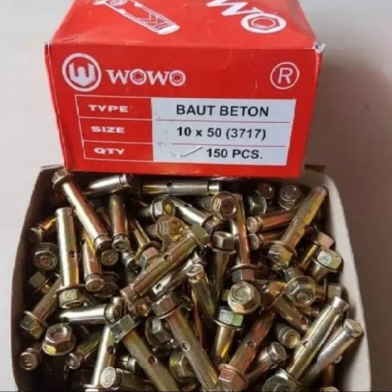 dynabolt 10x50 wowo, dynabolt wowo, harga perbiji