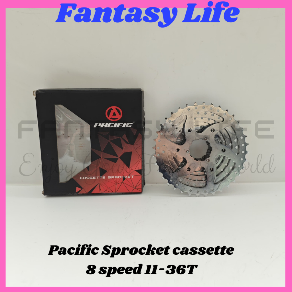 RB Fantasy Pacific Sprocket Cassette 8 Speed Model Slop 11 - 36T MTB Lipat
