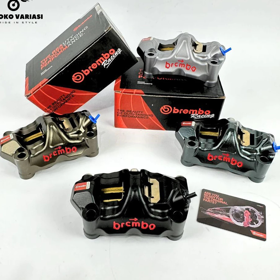 Kaliper 4 Piston Brembo GP4 GP4RX Full Cnc Set Pangkon Ninja Megapro Tiger Kaliper Brembo