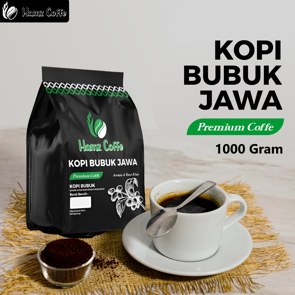 

Hamz Coffee - kopi bubuk jawa asli premium 1000gr