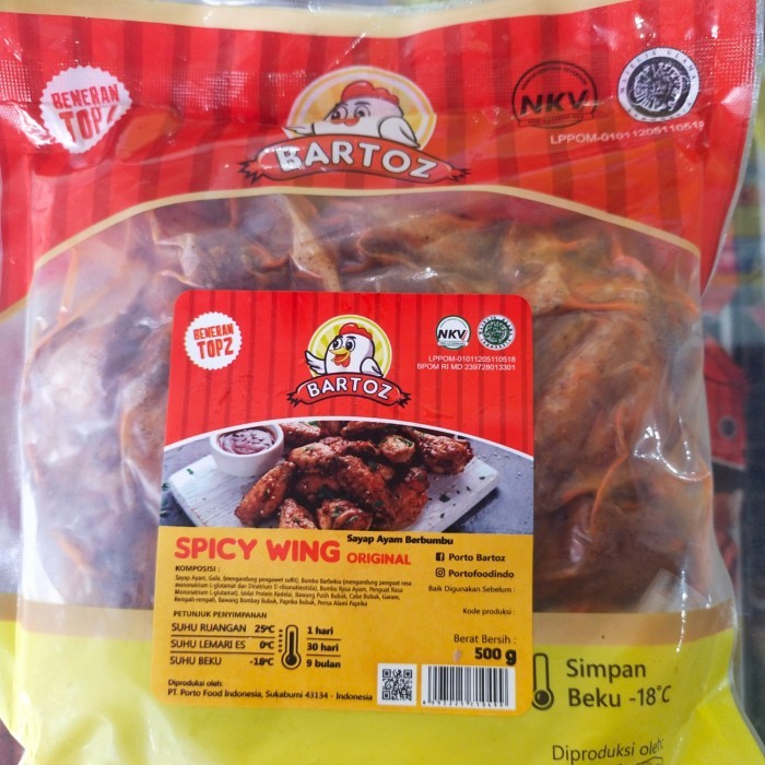 

Bartoz Spicy Wing 500 gram