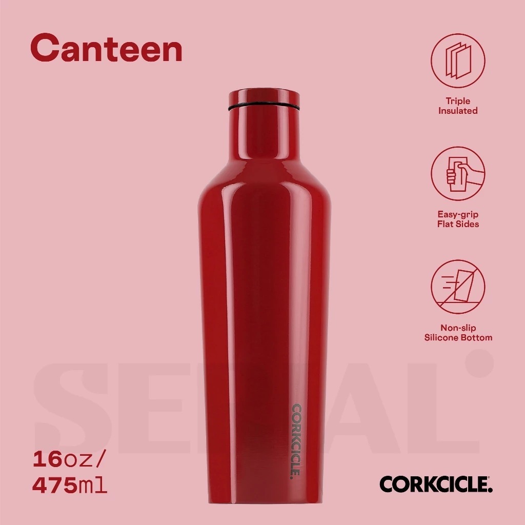 Original | CORKCICLE Tumbler Corkcicle Canteen 16 oz / 475 ml Dipped Blackout