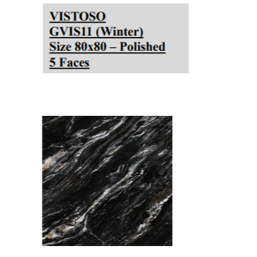 NIRO GRANITE VISTOSO POLISHED GVIS11 WINTER 80X80