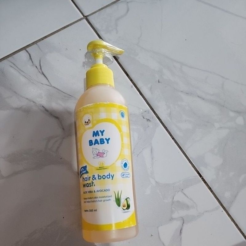My Baby Hair Body Wash Aloevera Avocado ISI TIDAK FULL RIJEK kemasan