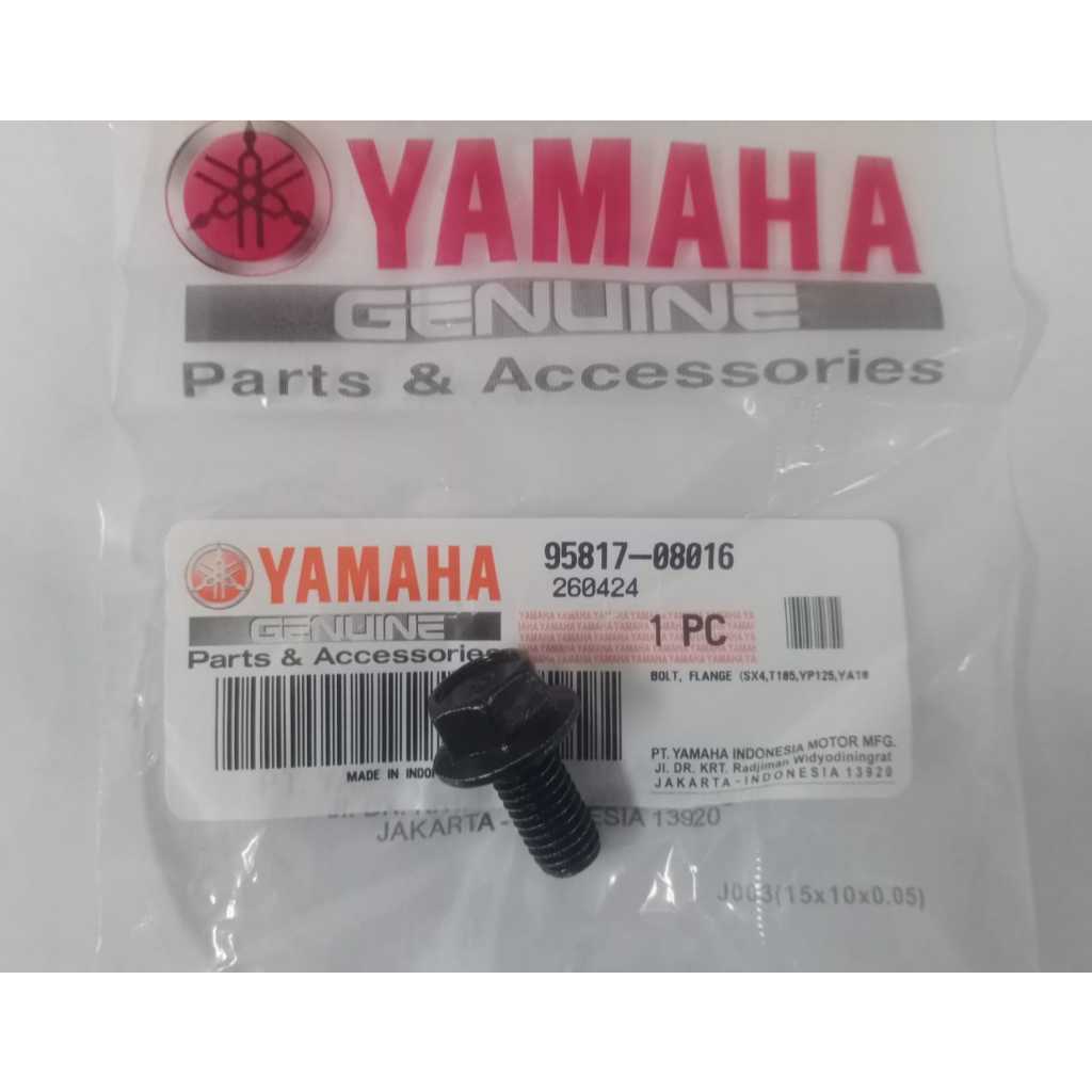 BAUT GIR GIGI SENTRIK BAUT GARDAN YAMAHA MIO 95817-08016 ORIGINAL
