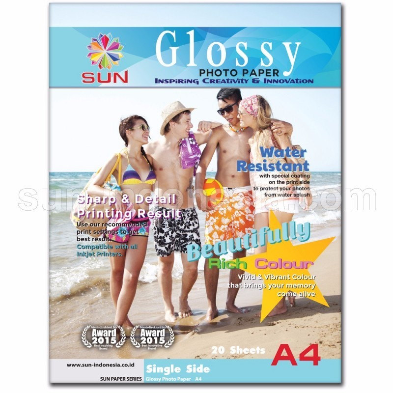 

SUN Next Generation Glossy Photo Paper Single Side A4 210 gsm - Original