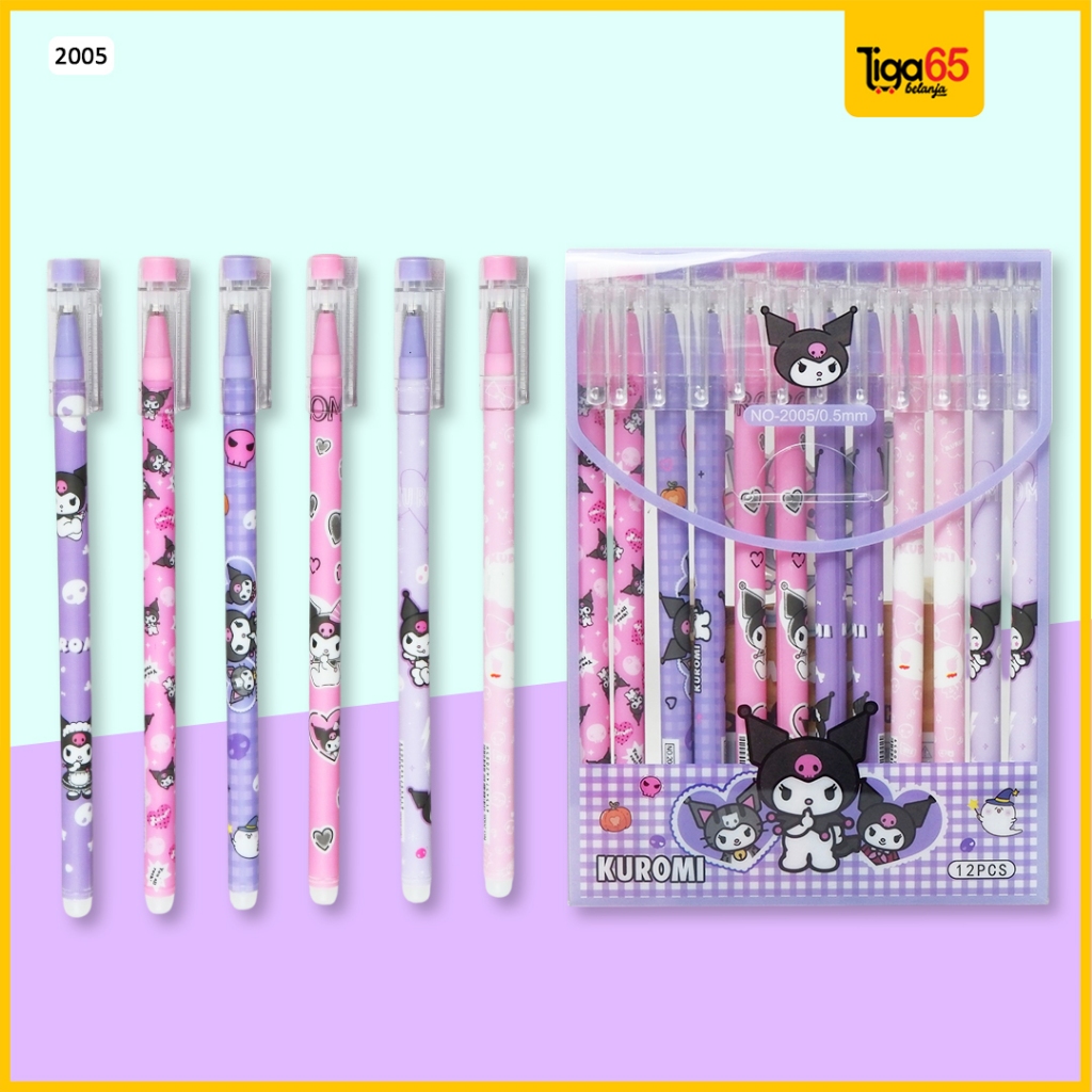 

Gel Pen/PCS / Gel Pen Kuromi / Gel Pen Karakter Anak / Perlengkapan Sekolah Kantor / 2005