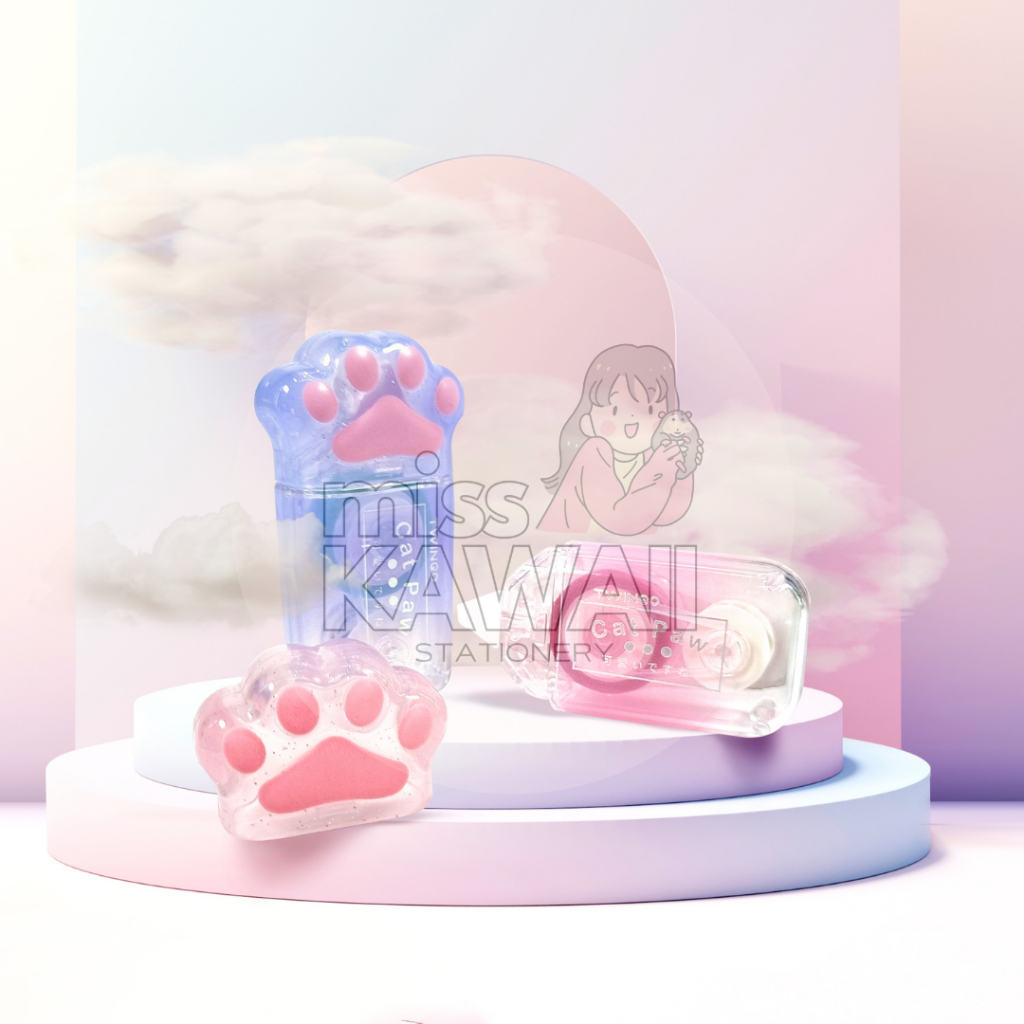 

TWINGO Glue Tape/ Lem Kertas/ Lem Pita/ Lem Tipex Kertas Lucu Kucing/ Glue Tape Cute TWINGO Cat Paw TG-G9694A 5M
