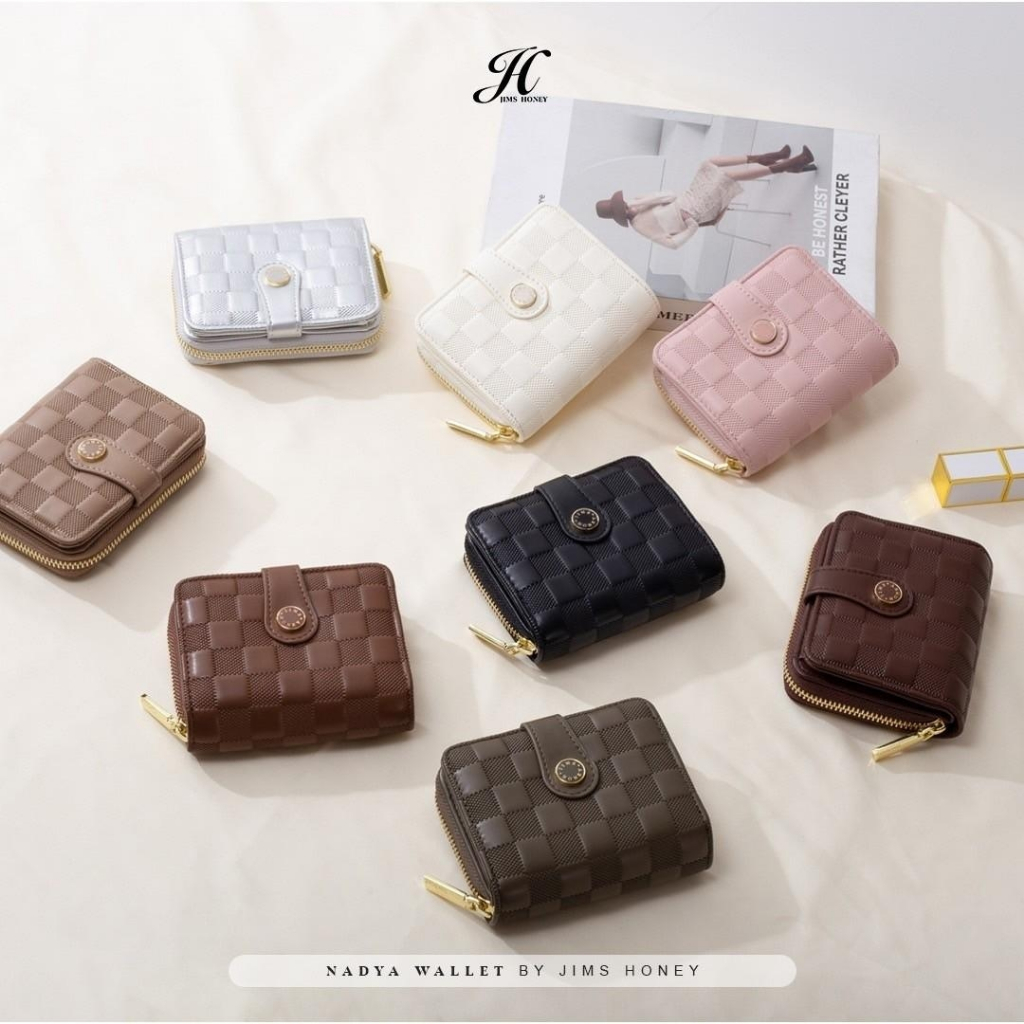 JIMS HONEY NADYA WALLET Dompet Kecil Lipat Wanita Cewek Fashion Jimshoney Casual Terbaru