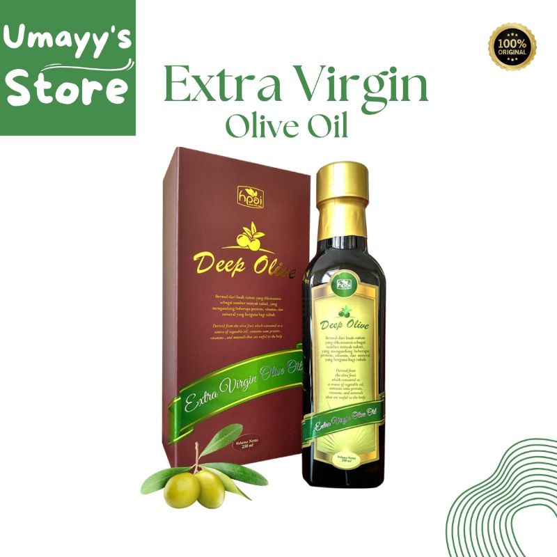 Extra Virgin Olive Oil HPAI Premium | Minyak Zaitun Premium HNI | Deep Olive Oil