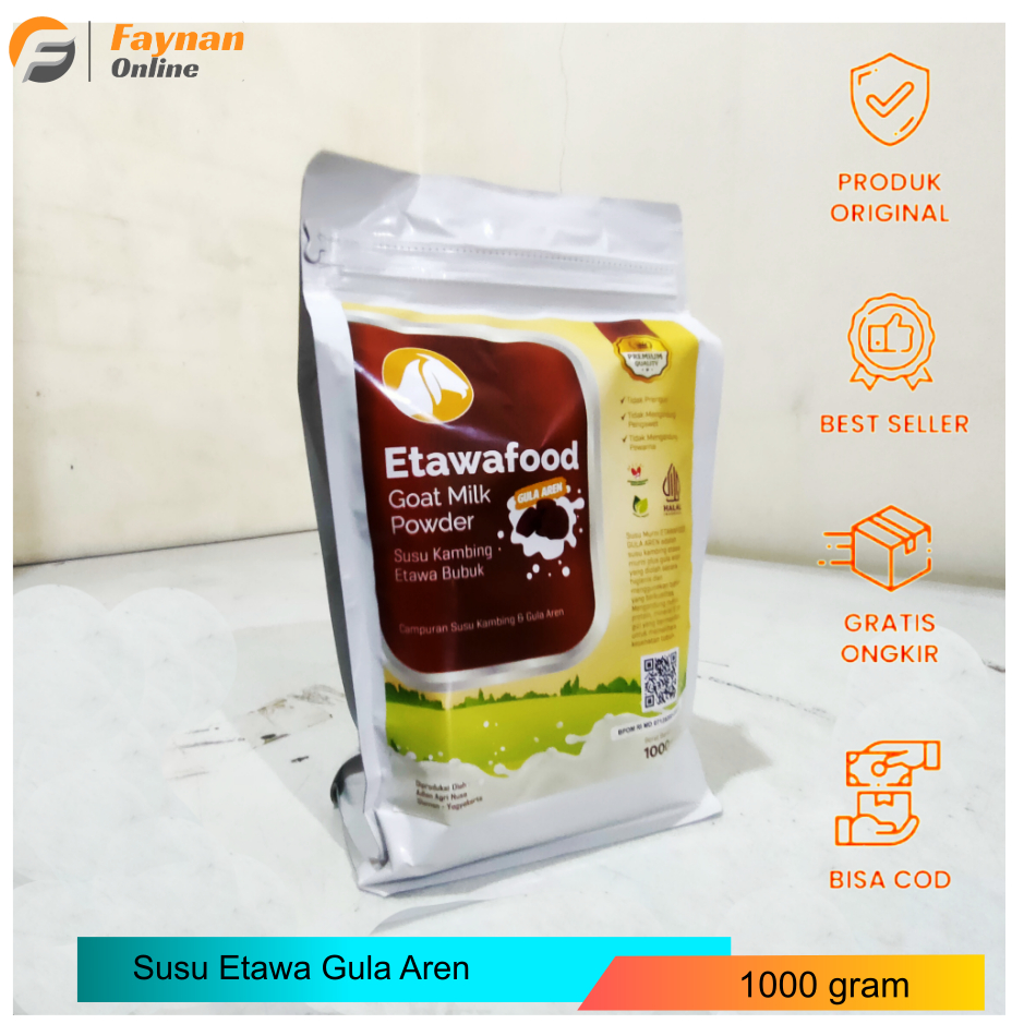 

Etawafood Gula Aren Susu Kambing Etawa Bubuk 1000 gram