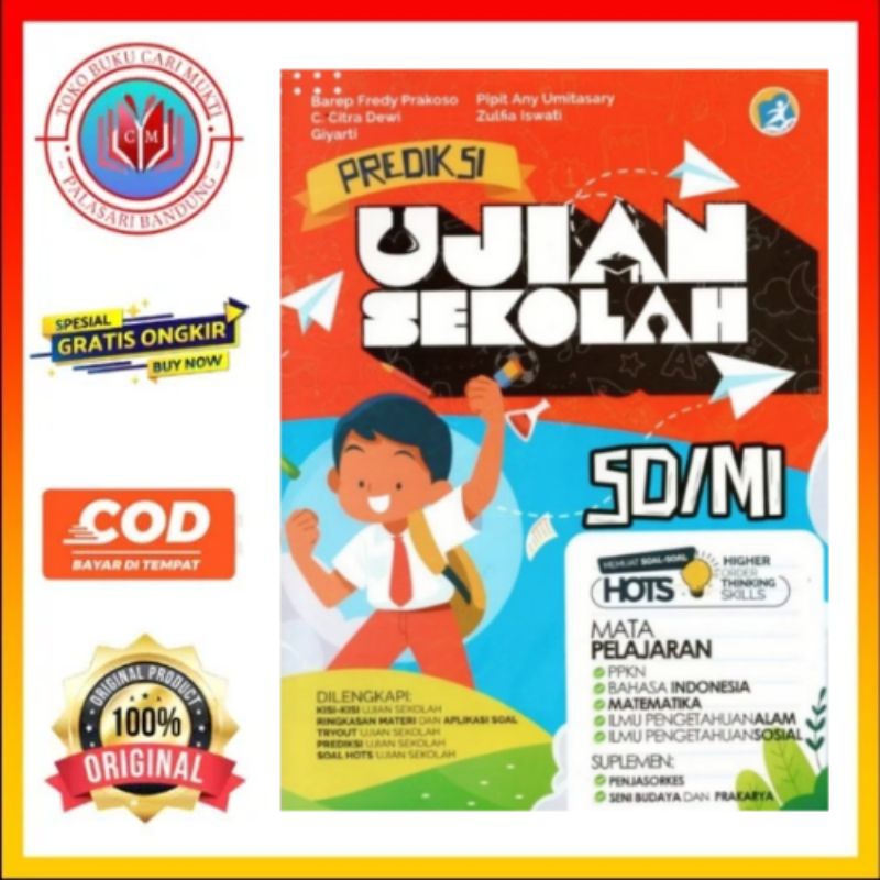 BUKU PREDIKSI UJIAN SEKOLAH SD/MI 2024 CV PUTRA NUGRAHA