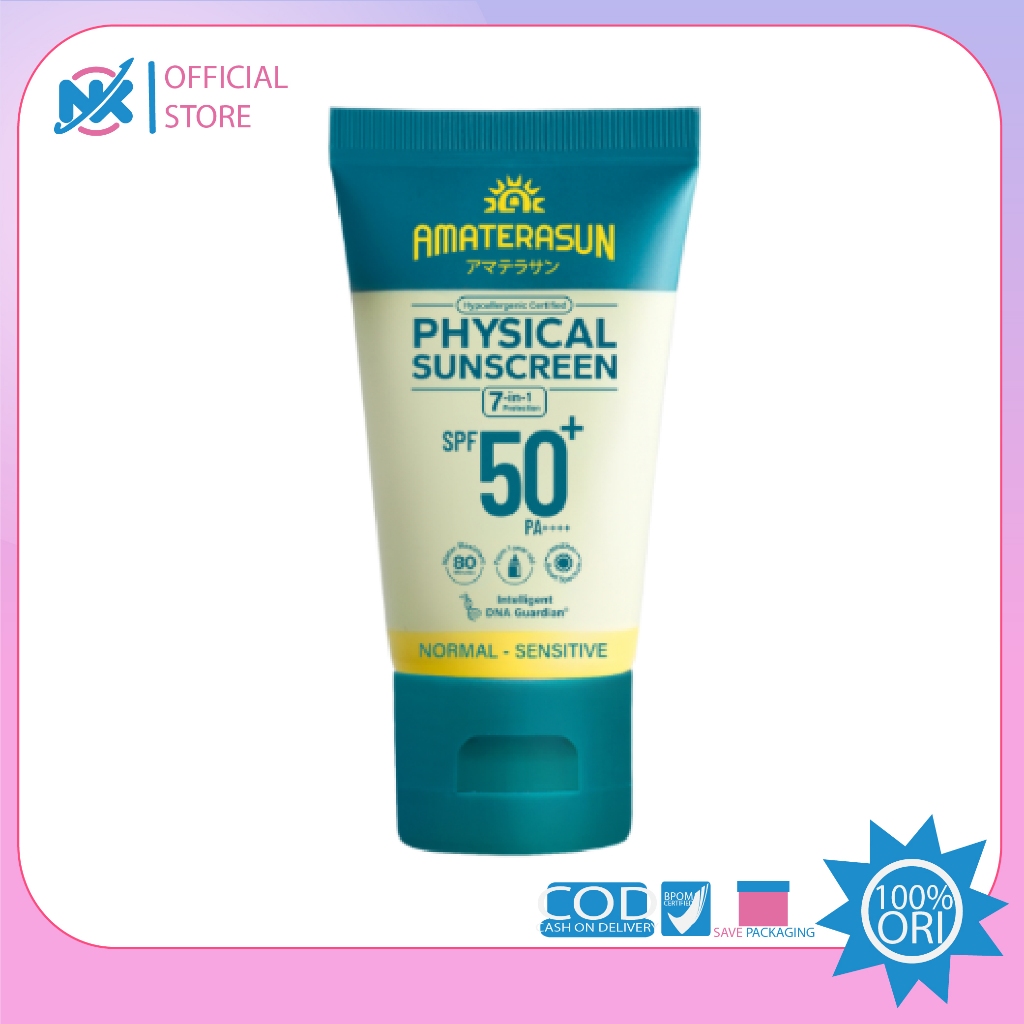 Amaterasun Physical Sunscreen SPF 50+ PA++++ 30gr - Somethinc