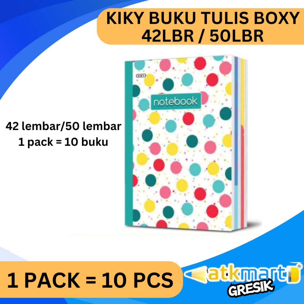 

KIKY BUKU TULIS BOXY 42 LEMBAR / 50 LEMBAR BUKU TULIS BESAR SEKOLAH KULIAH MURAH