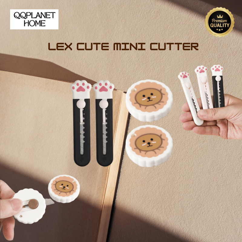 

[QQPLANET HOME] LEX Cute Mini Cutter | Pisau Mini || Cutter Aman & Pisau Tajam, Desain Lucu
