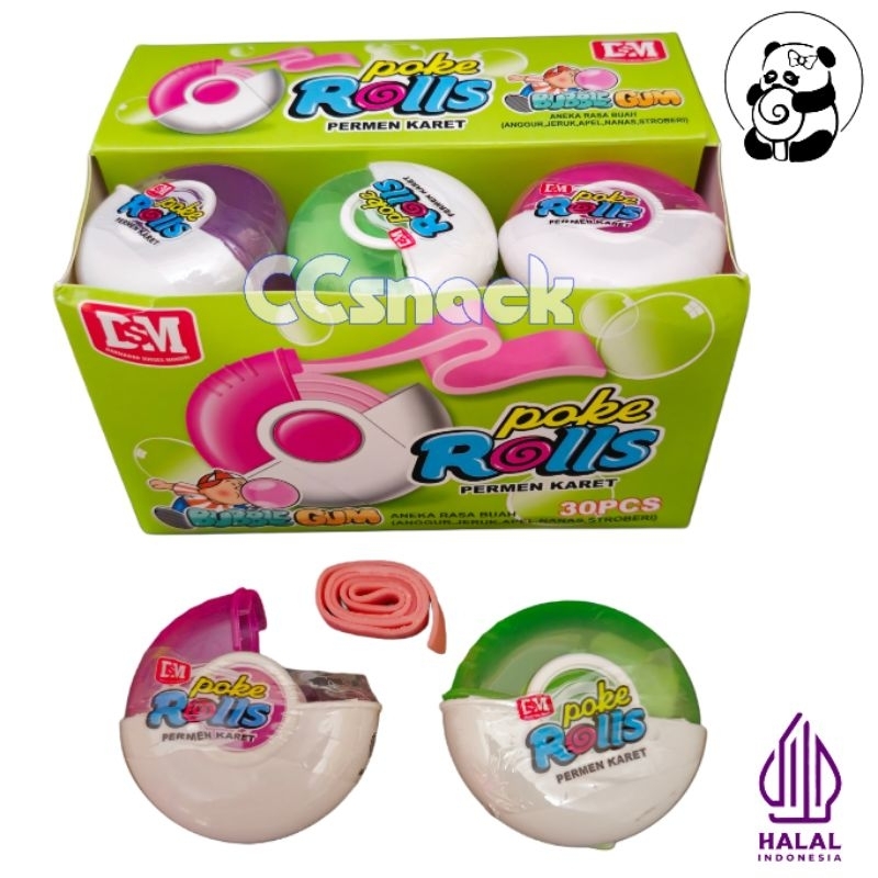 

DSM POKE ROLLS BUBBLE GUM BOX ISI 30