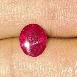 Red Ruby Burma Myanmar Head