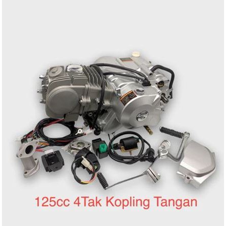 Engine / Mesin 125cc 4 Tak Manual Kopling Tangan Mini Trail - Minimoto - Gorilla - Universal