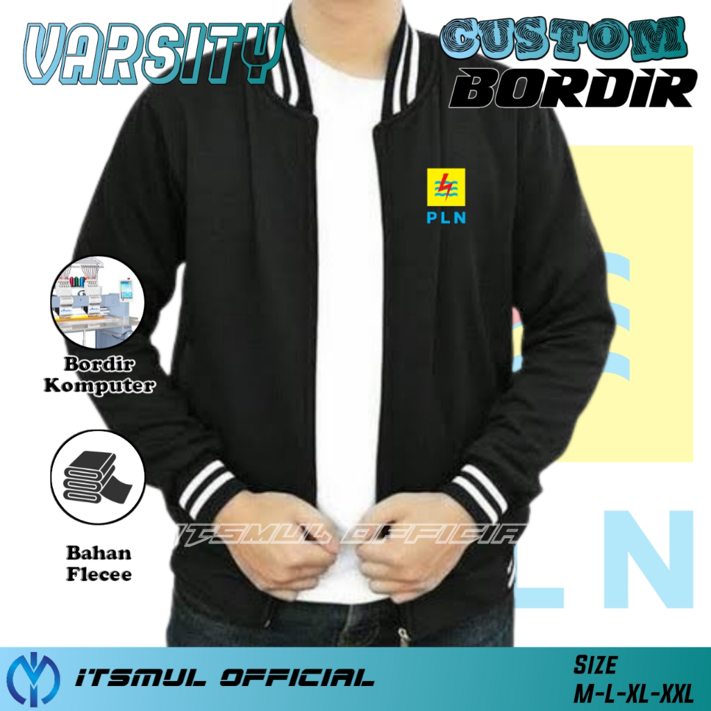 Jaket Varsity Baseball PLN Bordir Jaket PLN Bordir Jaket Custom PLN