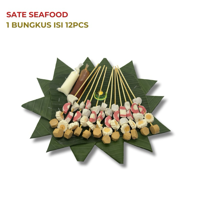 

Sate Suki Seafood - 1 Bungkus isi 12pcs (free sambal & Mayones)