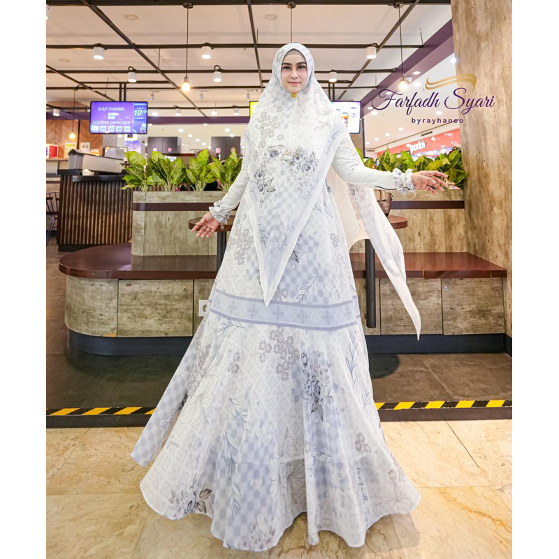 Kameela Syari by Farfadh Syari White Ceruty Import