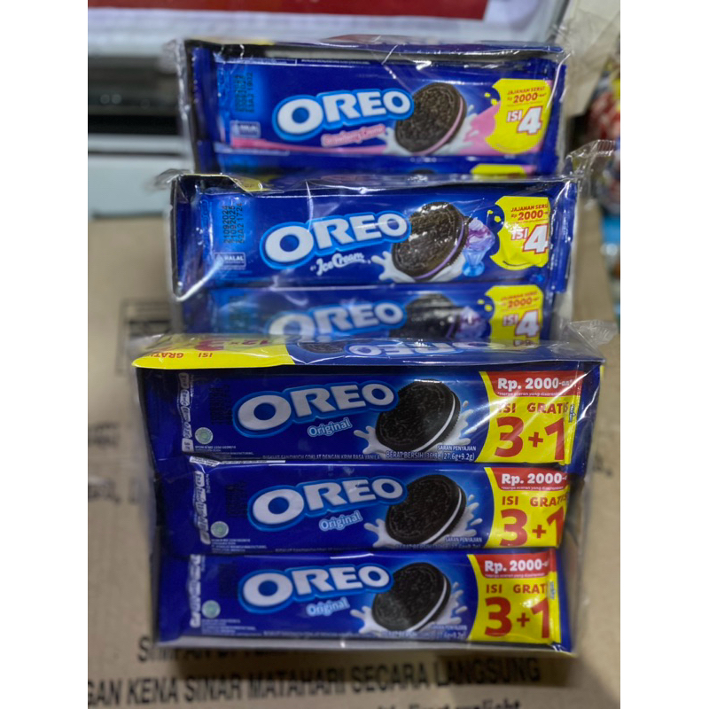 

Oreo 2000 36gr x 12 (1 pack) Original Ice cream Strawberry