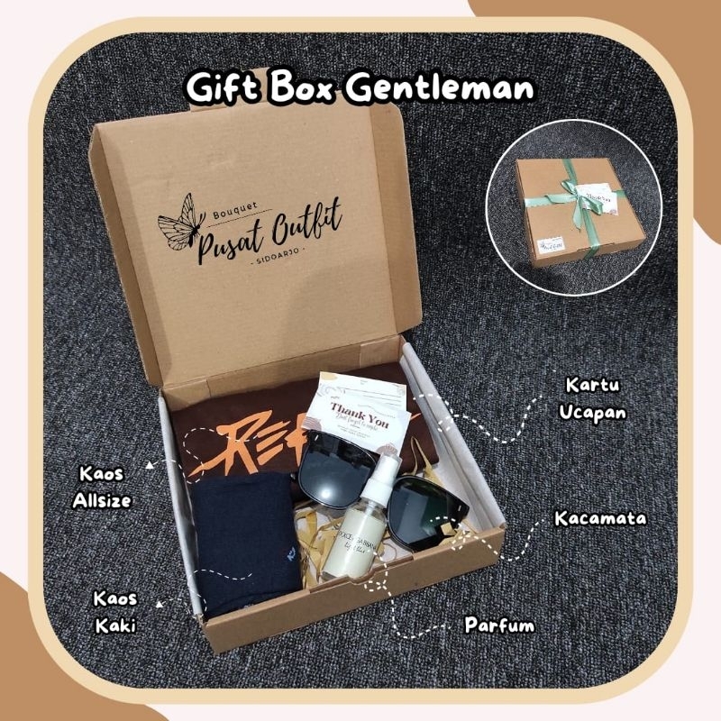 

Gift Box Cowok /Hampers Box Cowok/Kado untuk Cowok