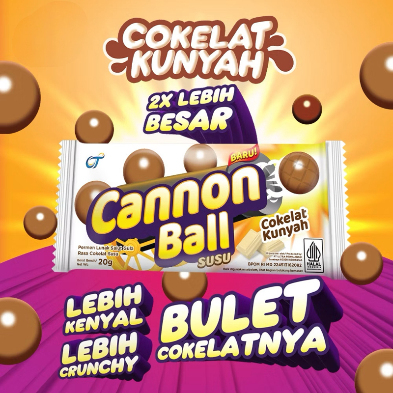 

Cokelat Cannon Ball - Cokelat Kunyah isi 1 pc by jadoelsanck