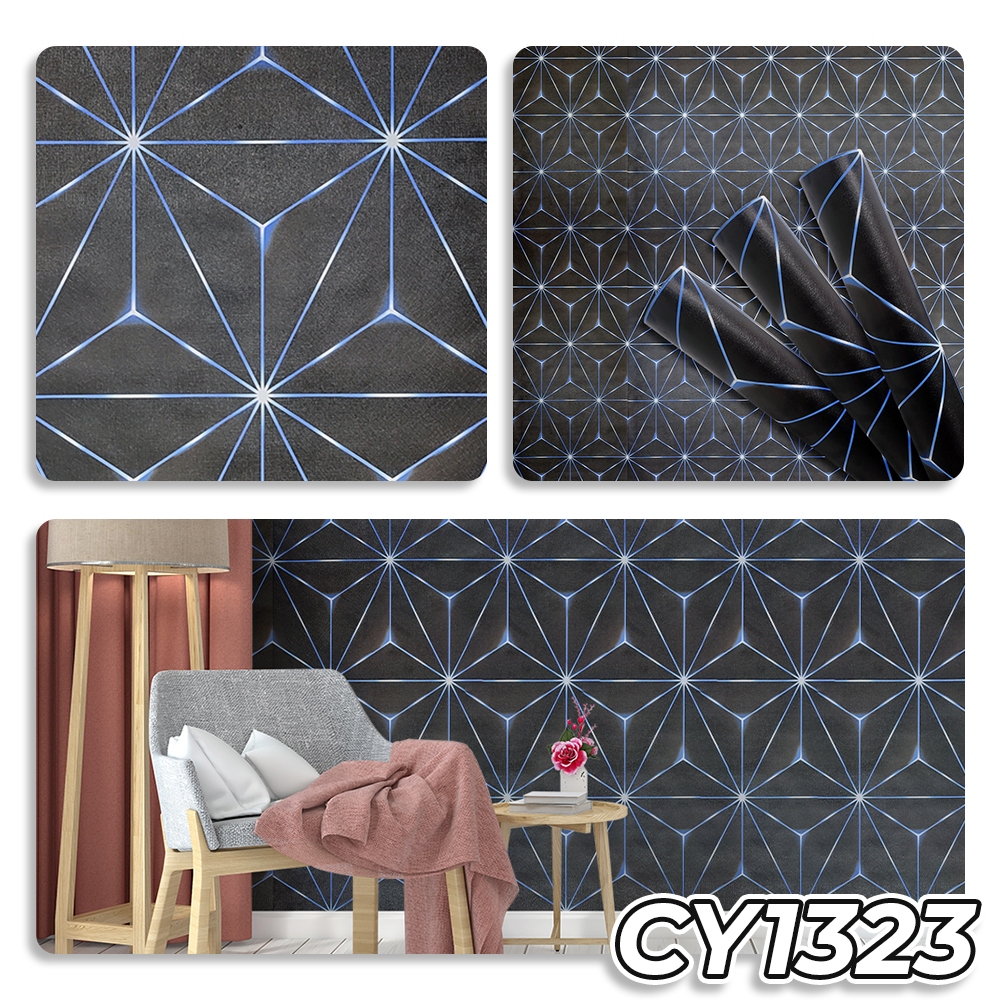 MYMY.SURABAYA Wallpaper Dinding 3D Wallstiker Wallpaper Stiker Dinding Aesthetic Wallpaper Dinding P