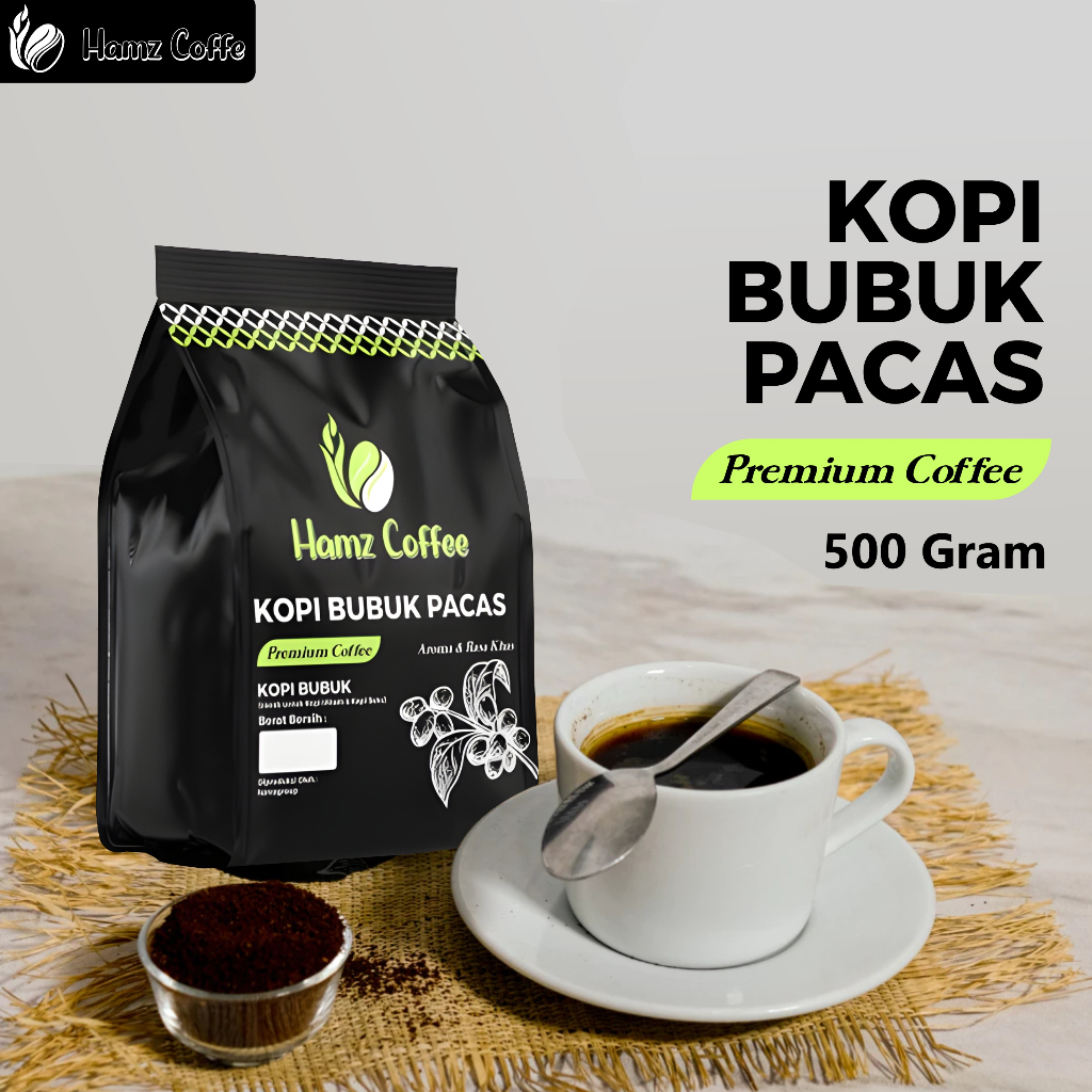 

Hamz Coffee - kopi bubuk pacas premium dari biji kopi terbaik 500gr