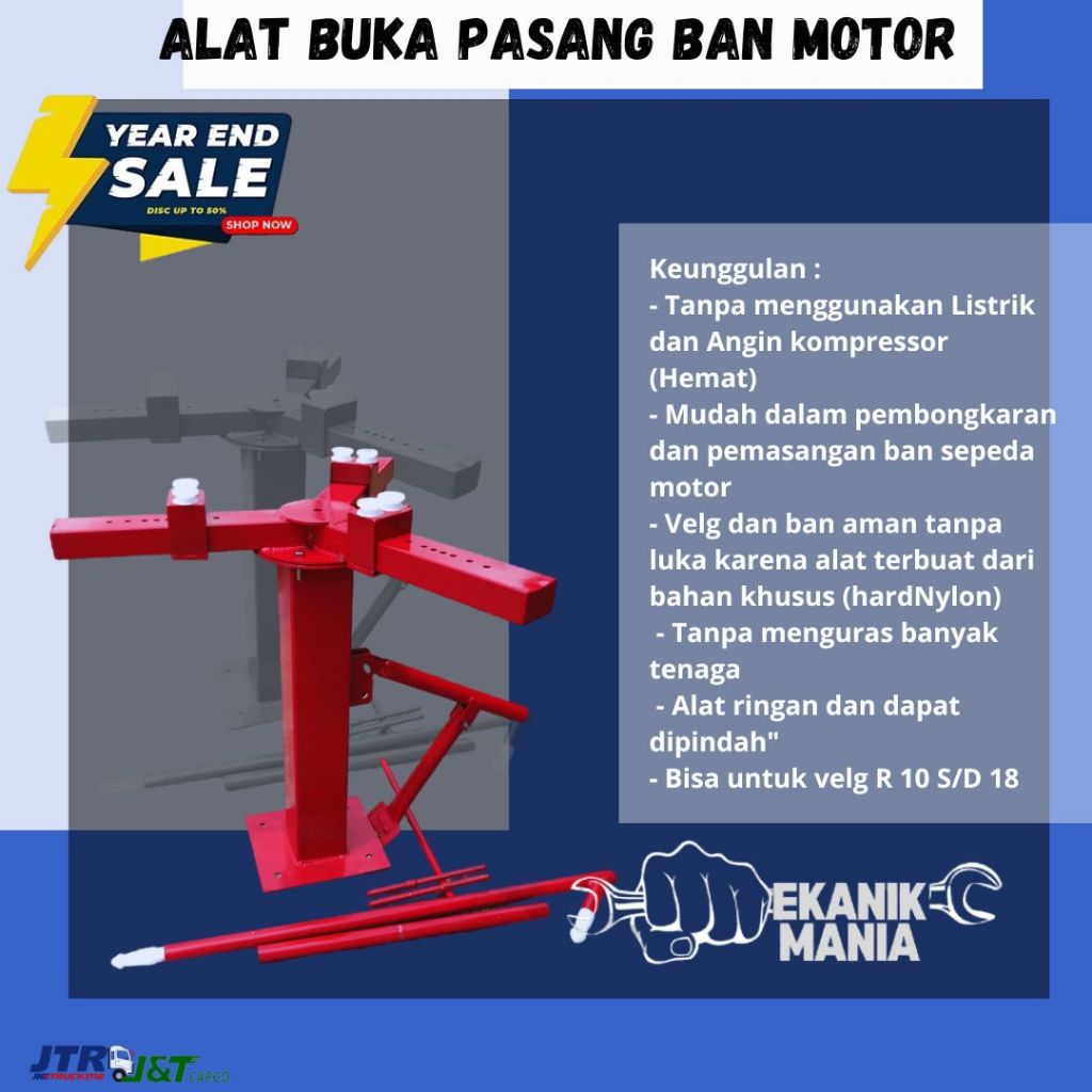 alat buka ban press ban motor tambal ban listrik alat tubles karet kompon