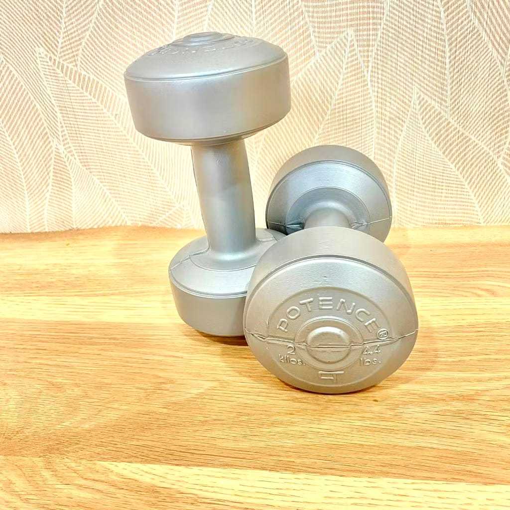 (Tiger) Barbel dumbell kosongan/tanpa isi UK 10 kg warna BAHAN DI JAMIN TEBAL (sudah lengkap dengan 