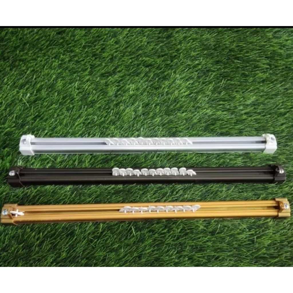 Batang gorden besi gorden Kotak Gorden Rell Vitrace Gordyn Tirai Jendela Pintu Kamar mandi