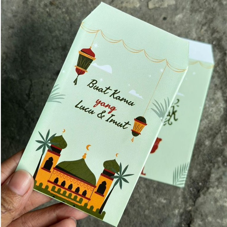 

Angpao THR Lebaran Hari Raya Idul Fitri Custom Unik Kekinian Murah 2025