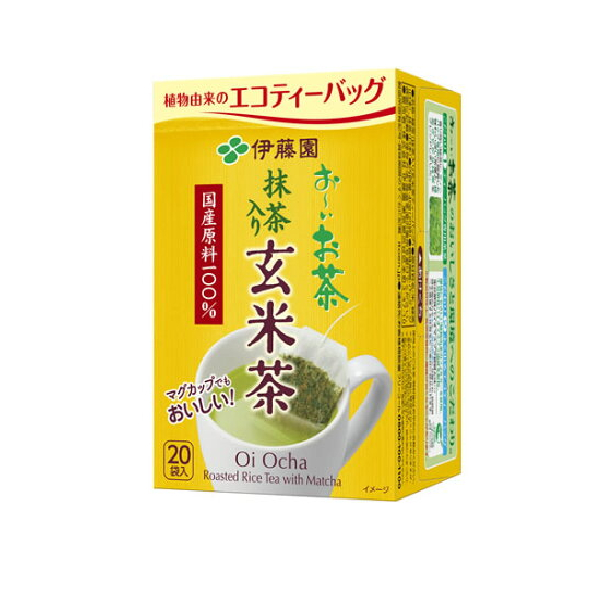 

Itoen Ito En Oi Ocha Roasted Rice Tea with Matcha 20 x 2 Gram