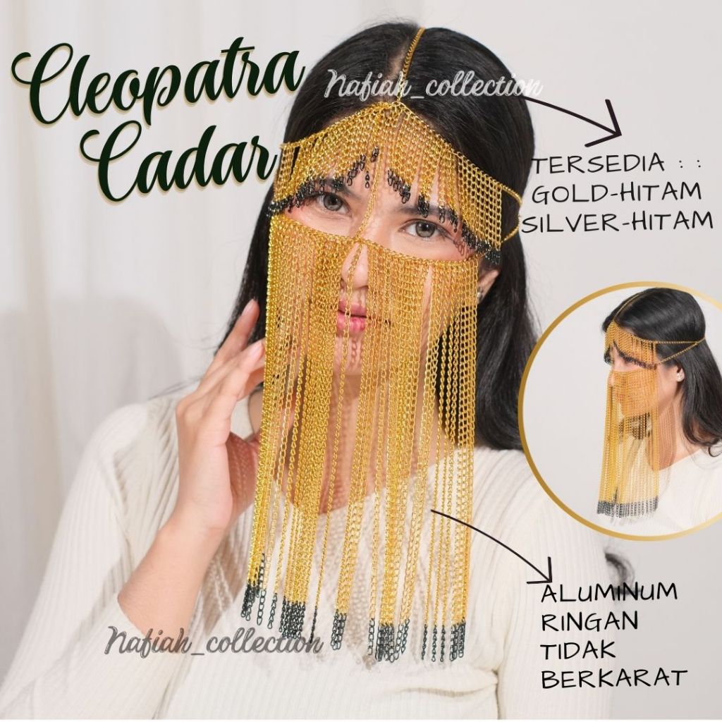 Belly dance |headpiece cadar cleopatra |Hairpiece |Headband| aksesoris cleopatra cadar
