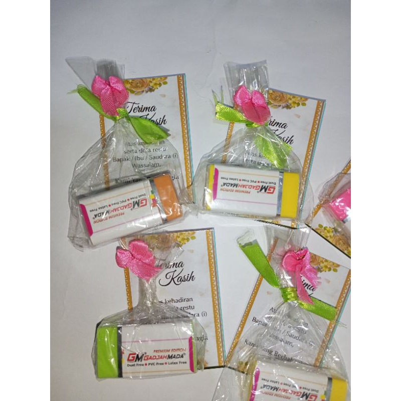 

souvenir pernikahan penghapus