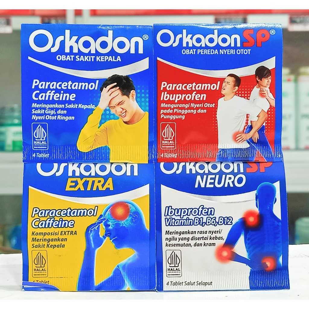 Oskadon 𝟏 𝐒𝐓𝐑𝐈𝐏 𝐈𝐒𝐈 𝟒 𝐓𝐀𝐁𝐋𝐄𝐓 - Oskadon Extra, Oskadon SP & Oskadon Neuro