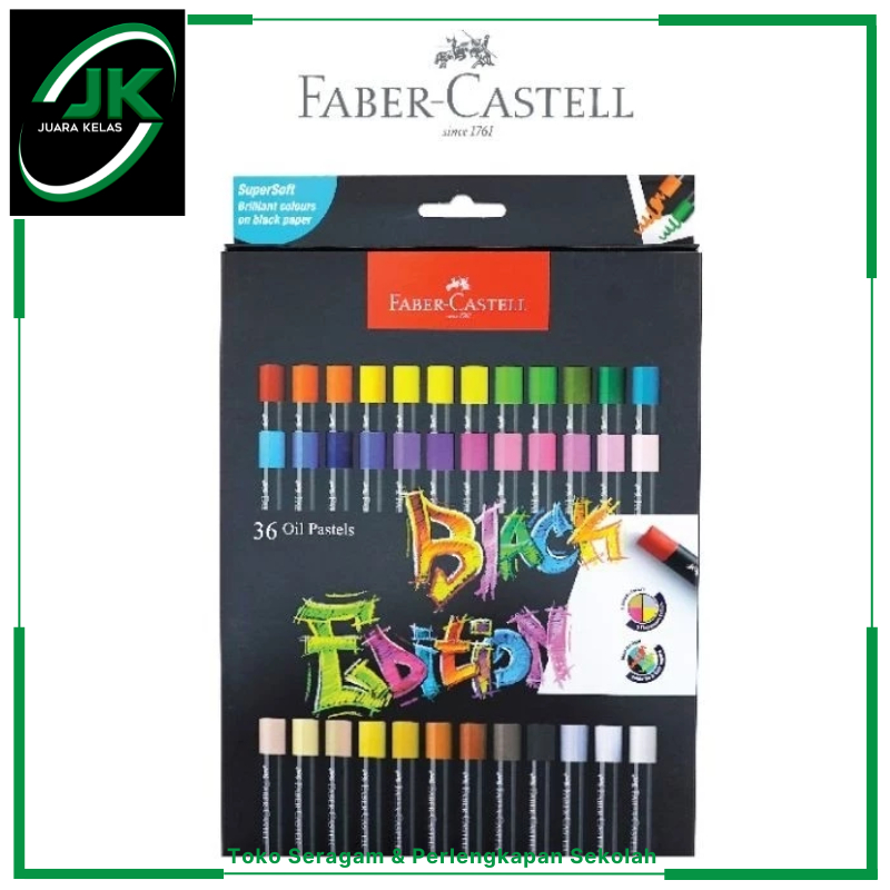 

[JK] Faber-Castell Krayon Minyak Black Edition Oil Pastel Series