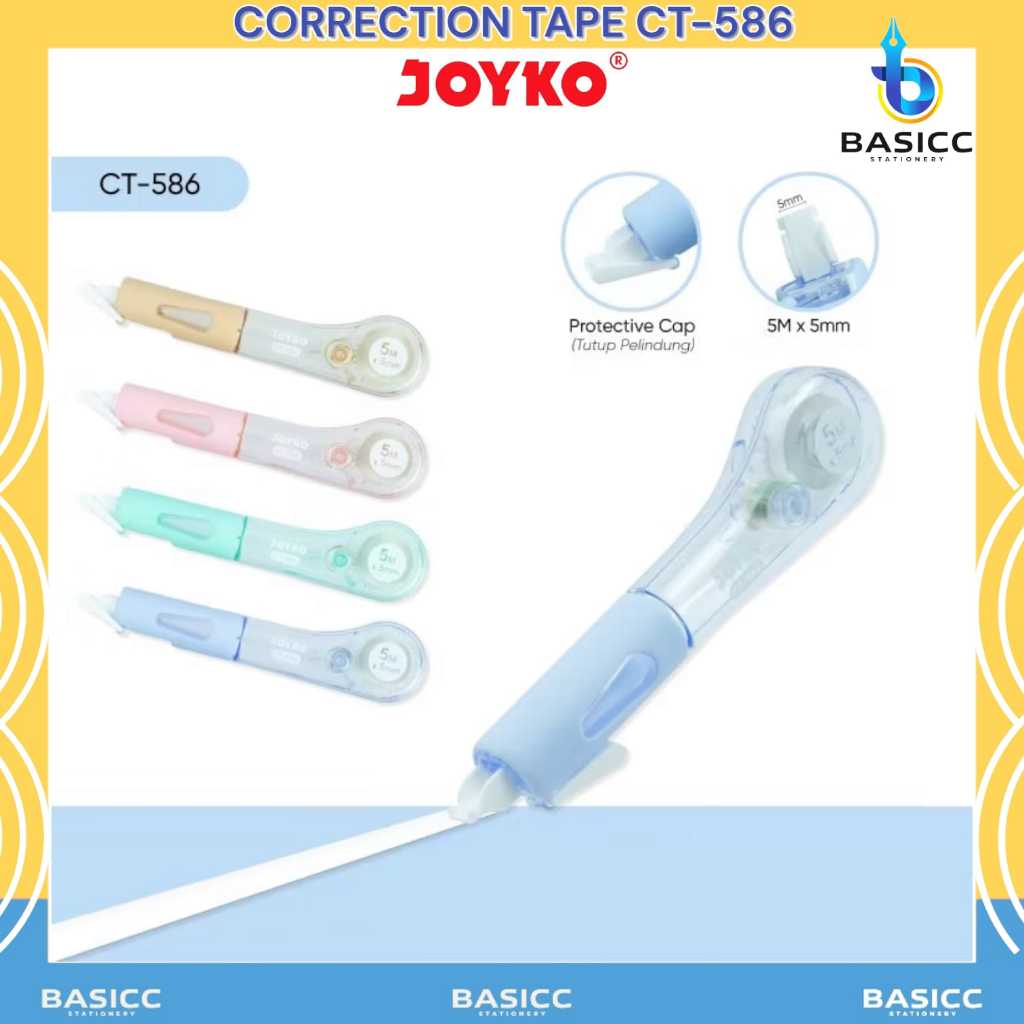 

Joyko Pita Koreksi Correction Tape CT-586 | @ 1Pcs