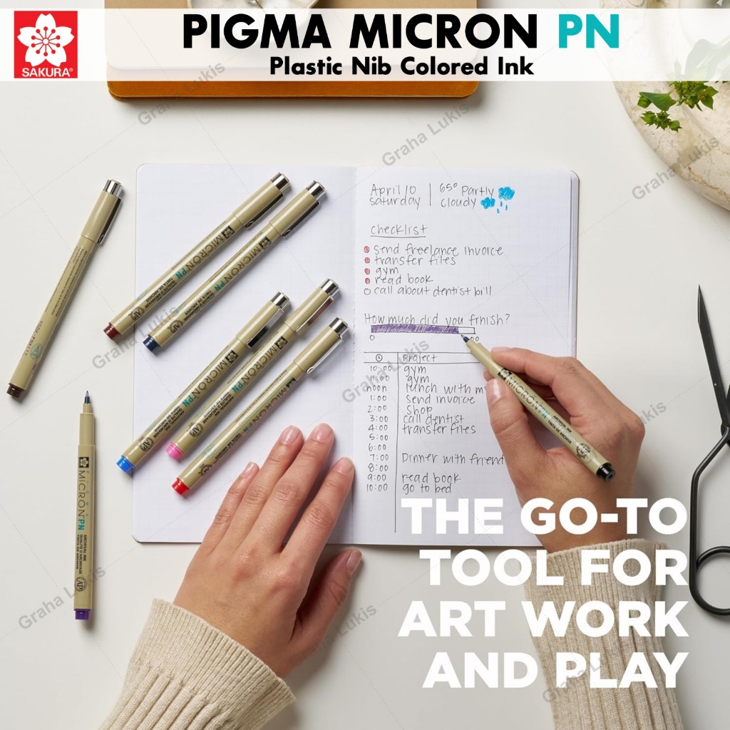 

RB SAKURA PIGMA MICRON PEN PN (Plastic Nib)