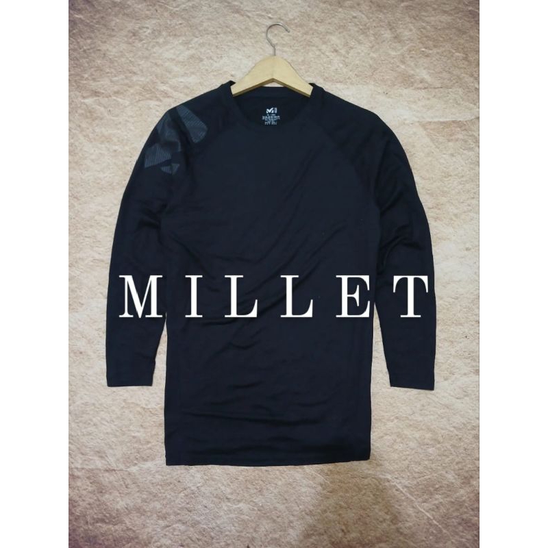 shirt MILLET long Sleeve bahan softsheall pria second/bekas/preloved