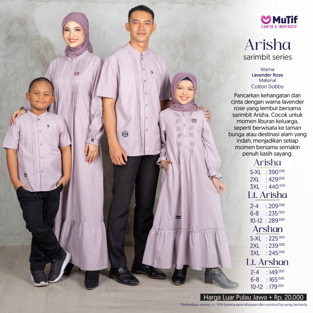 ARISHA SARIMBIT SERIES//SARIMBIT MUTIF TERBARU